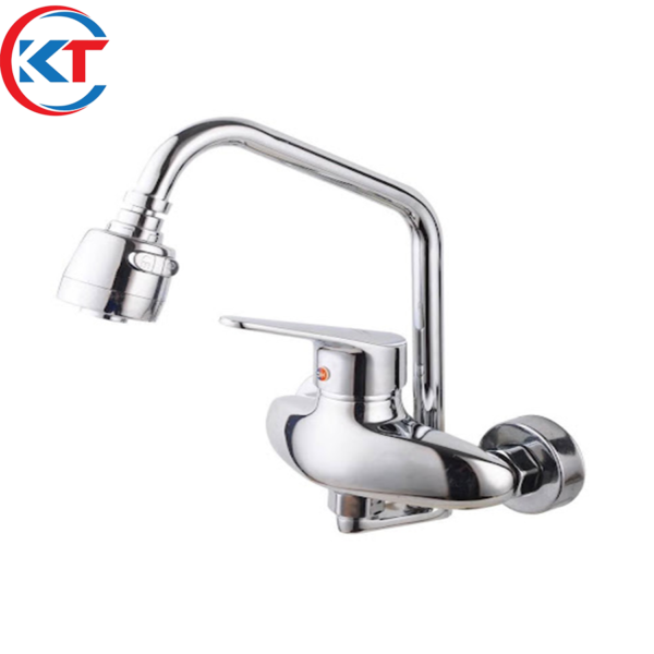 Vòi rửa bát cắm tường KT 15T