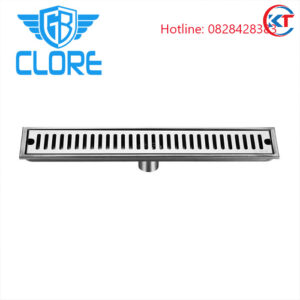 Thoát sàn dài inox 304 mã KT S001